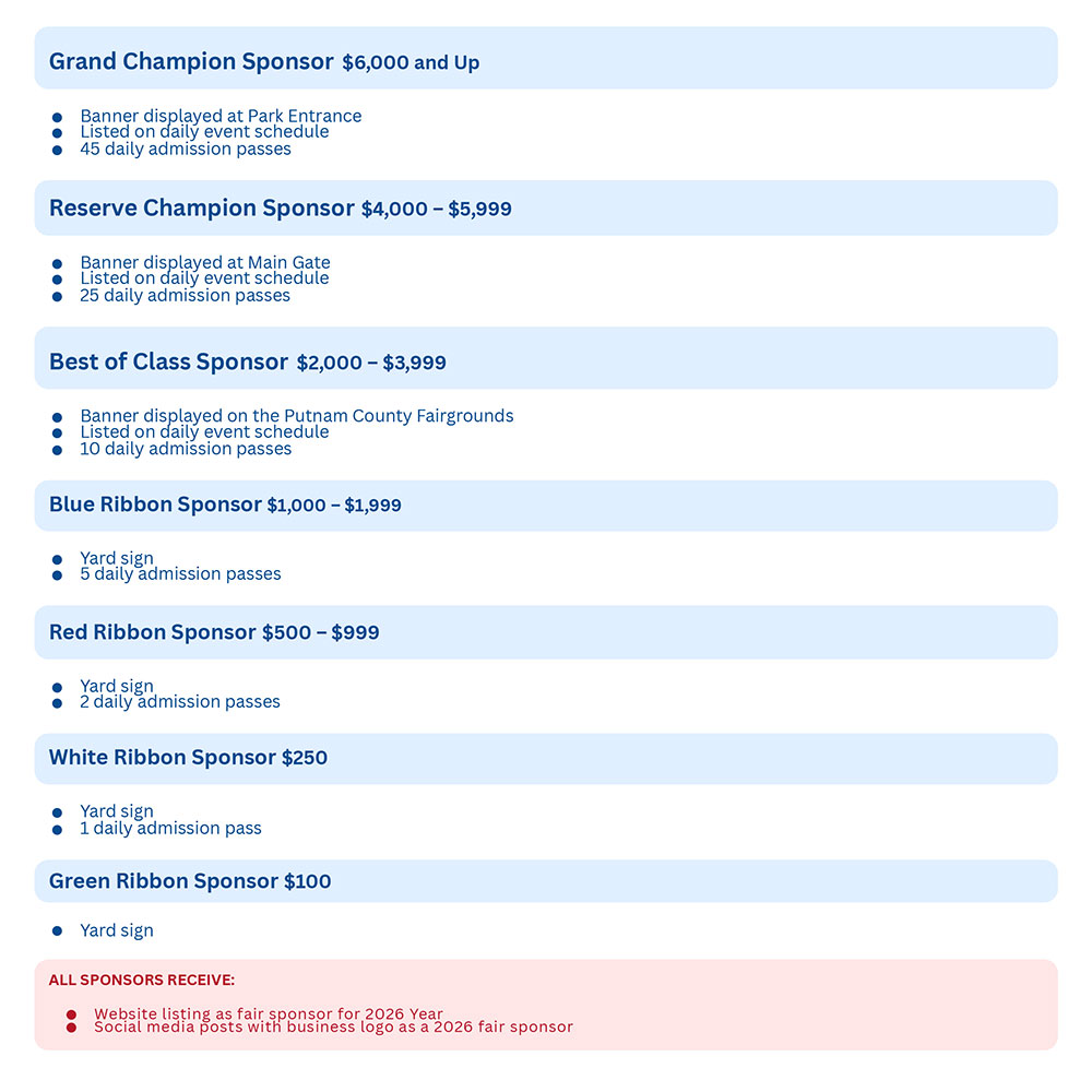 2026 Sponsorship Opportunities